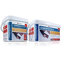 Los mejores  - CEMENTO COLA MULTI USOS MORTELAN. Colocación de azulejos y baldosas y todo tipo de trabajos de albañileria. (2 KG)